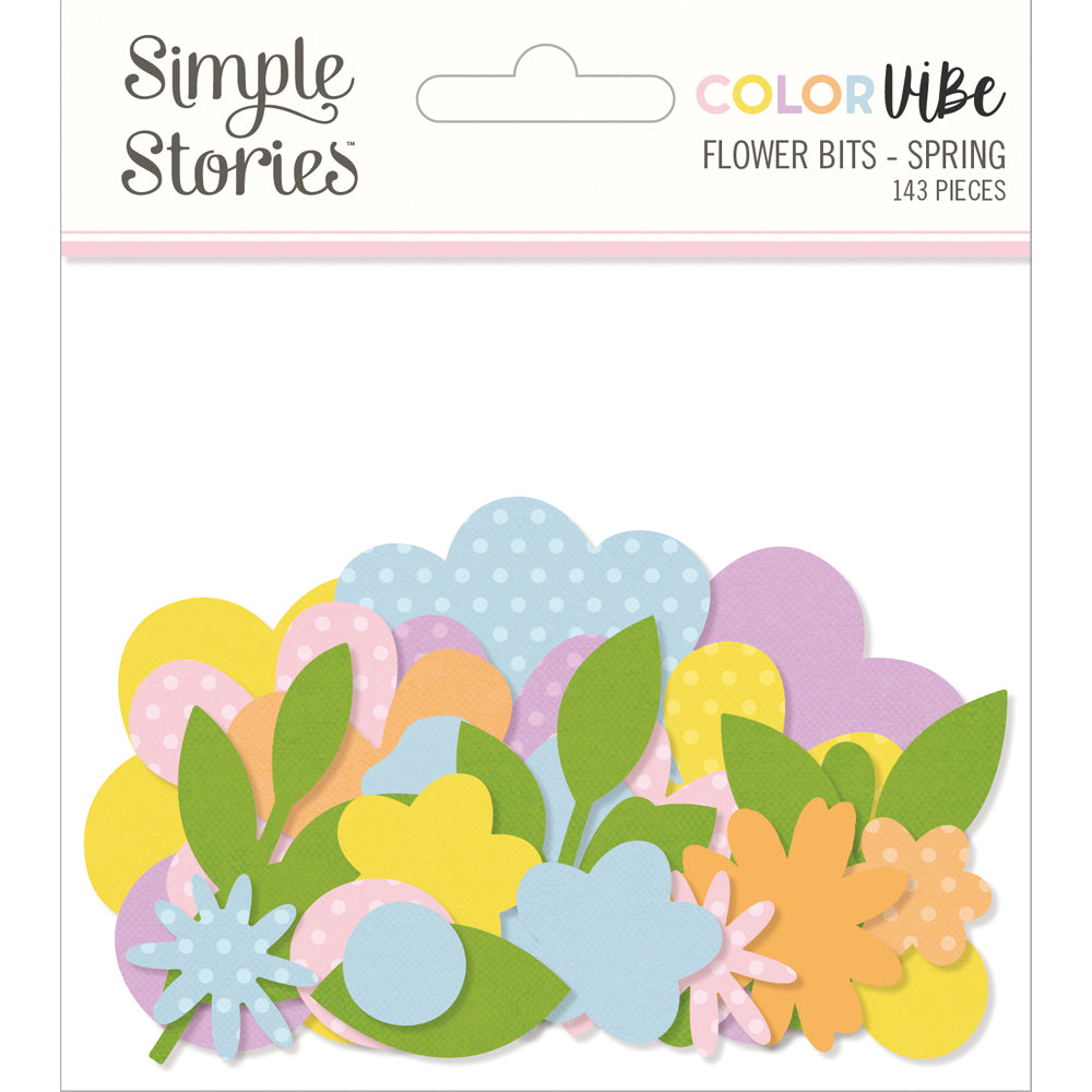 Color Vibe Flowers Bits & Pieces - Spring