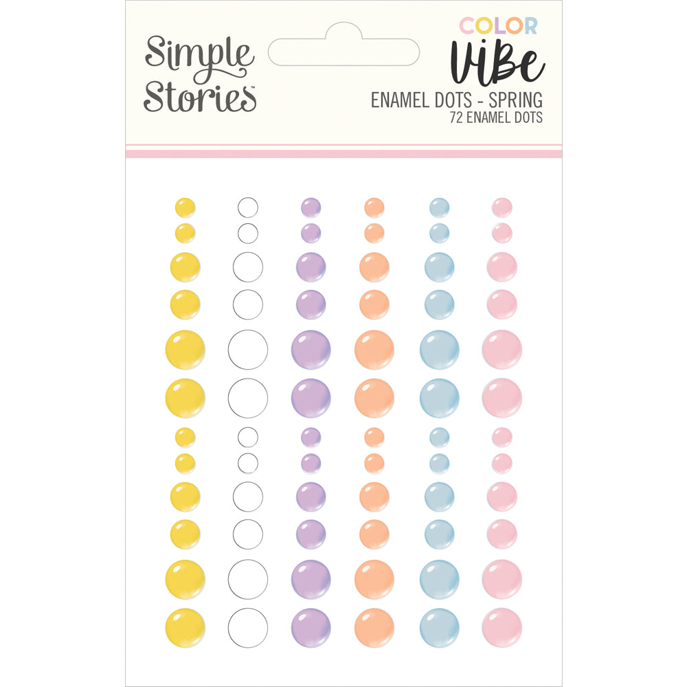 Color Vibe Enamel Dots - Spring