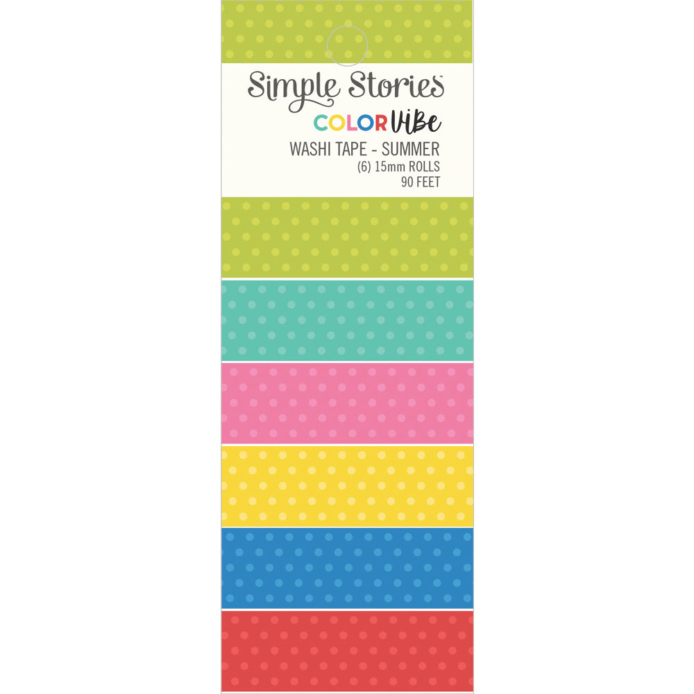 Color Vibe Washi Tape - Summer