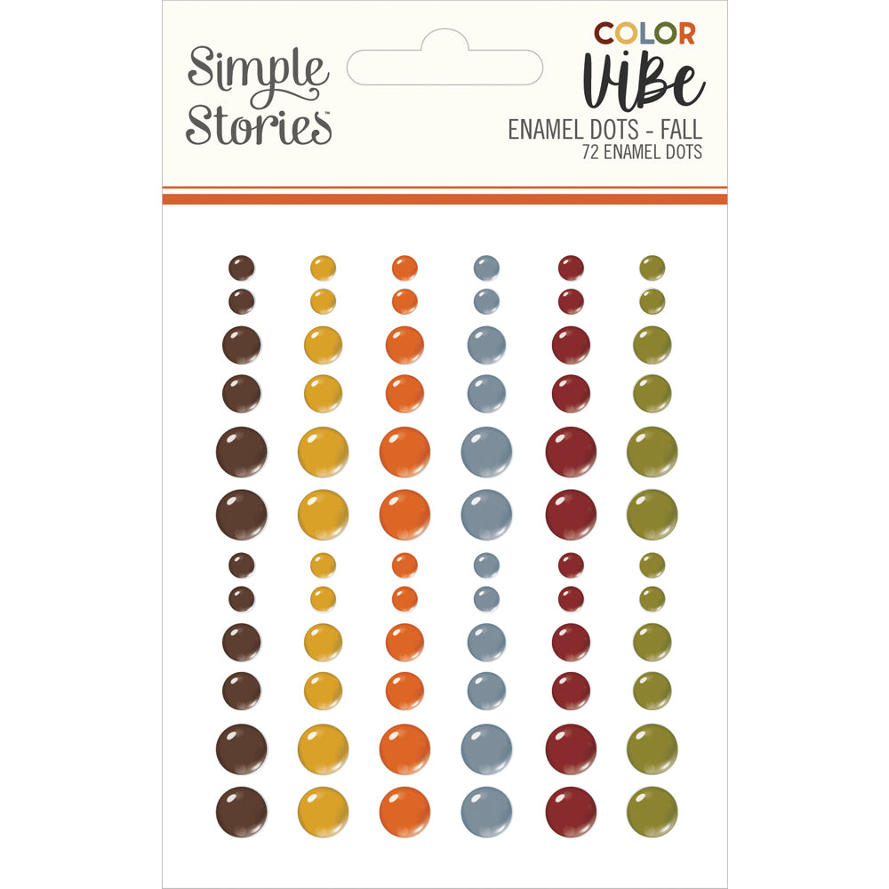 Color Vibe Enamel Dots - Fall