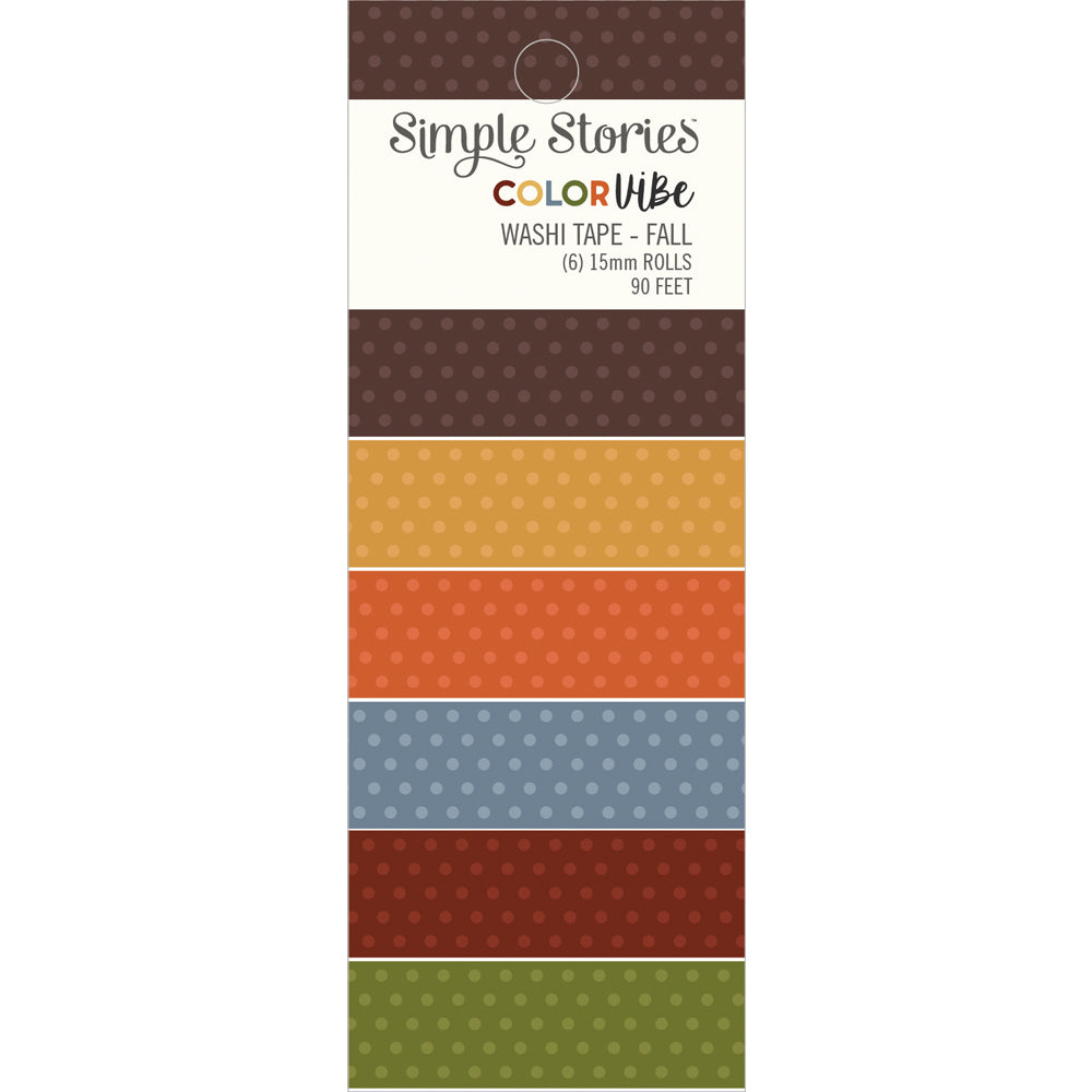 Color Vibe Washi Tape - Fall