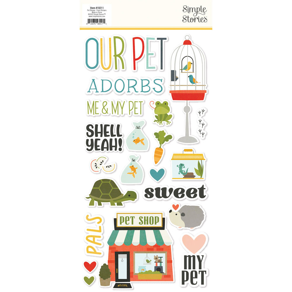 Pet Shoppe - Foam Stickers