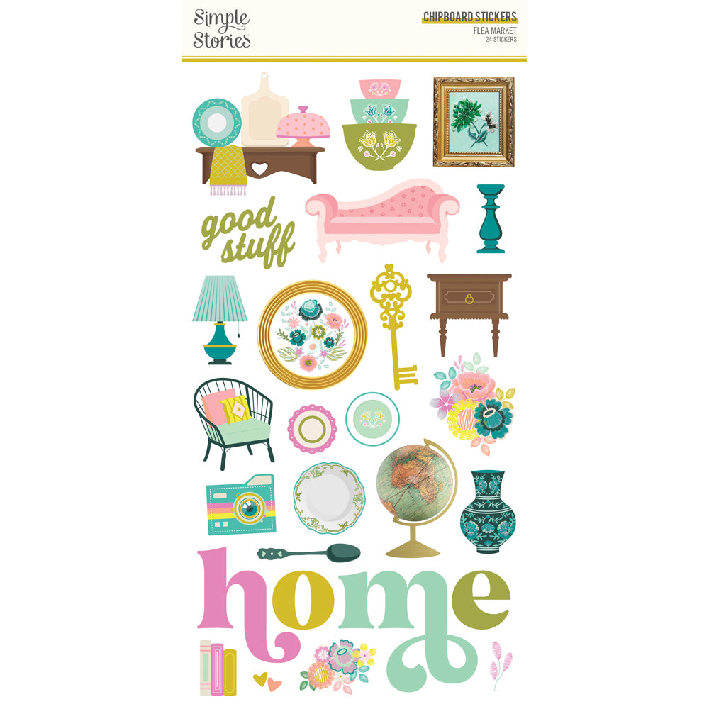 Flea Market - 6x12 Chipboard