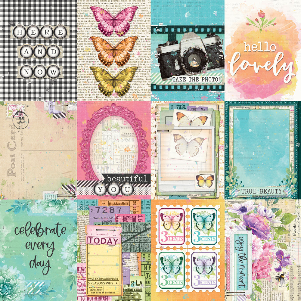 Simple Vintage Life in Bloom  - 3x4 Elements