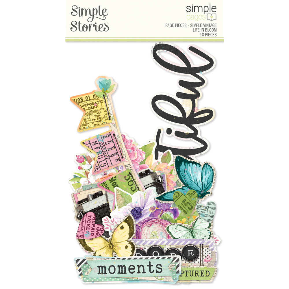 Simple Vintage Life in Bloom  - Simple Pages Page Pieces