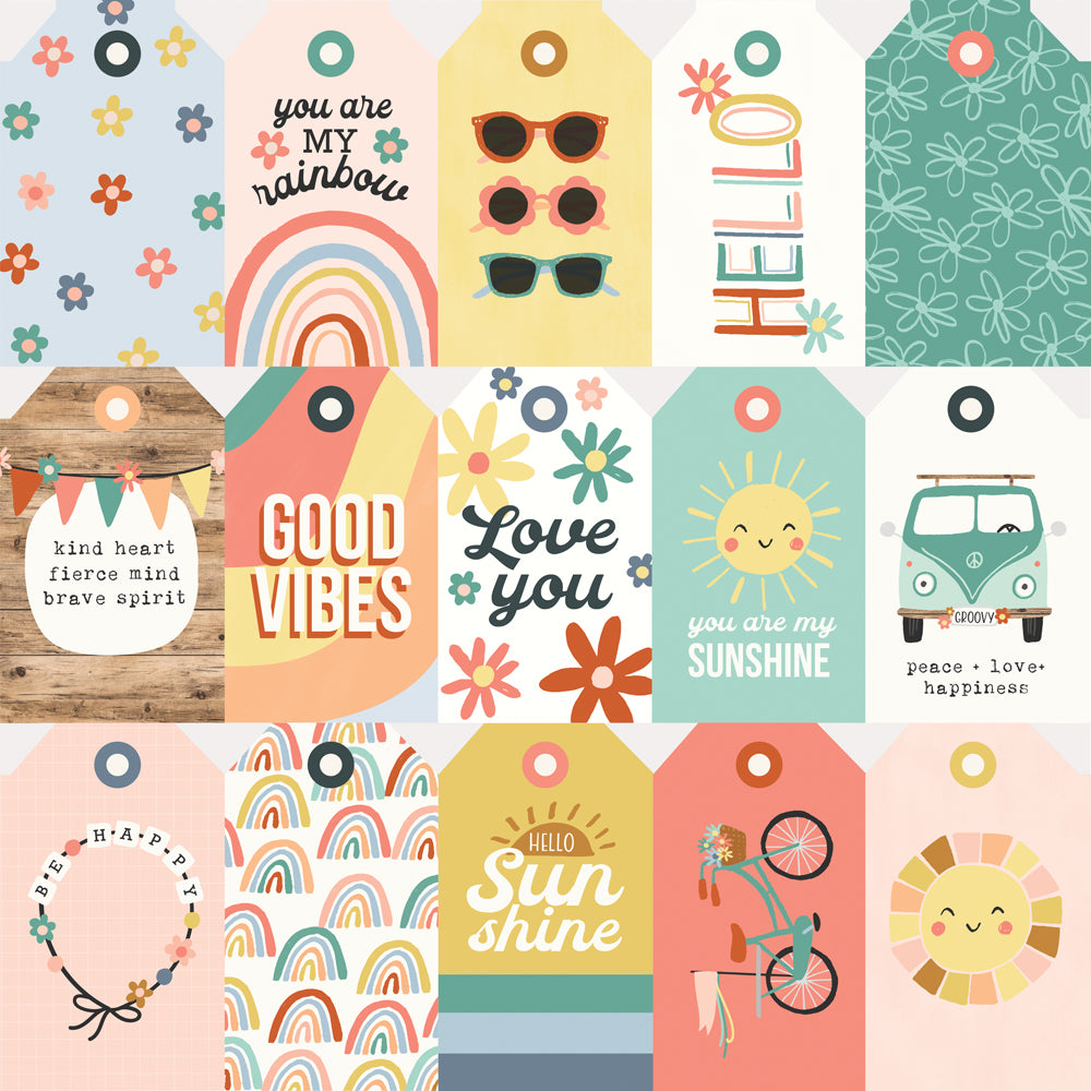 Boho Sunshine - Tag Elements