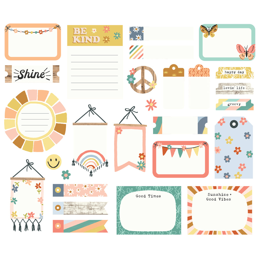 Boho Sunshine - Journal Bits & Pieces