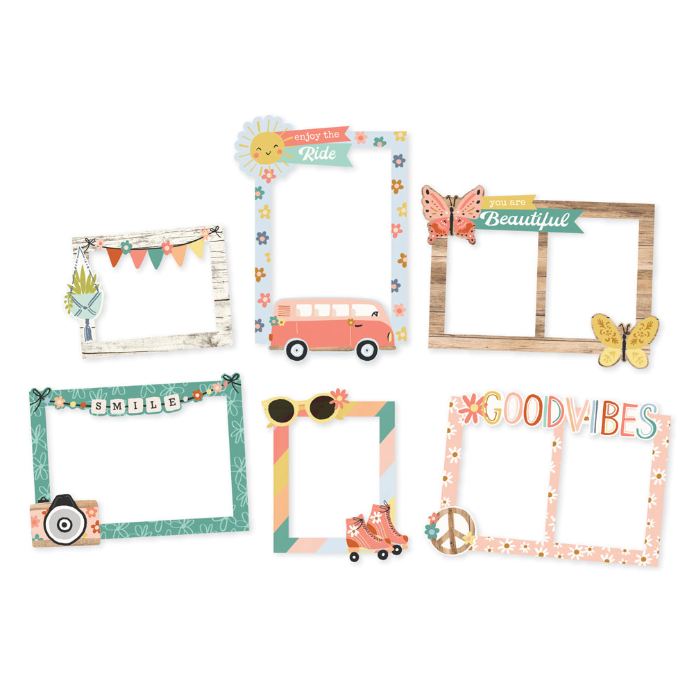 Boho Sunshine - Chipboard Frames