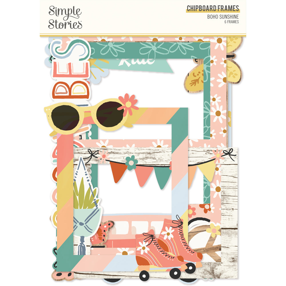 Boho Sunshine - Chipboard Frames