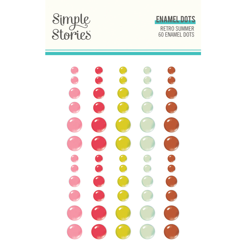 Retro Summer - Enamel Dots