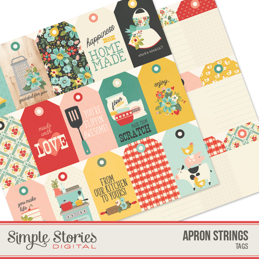 Apron Strings Digital Tags