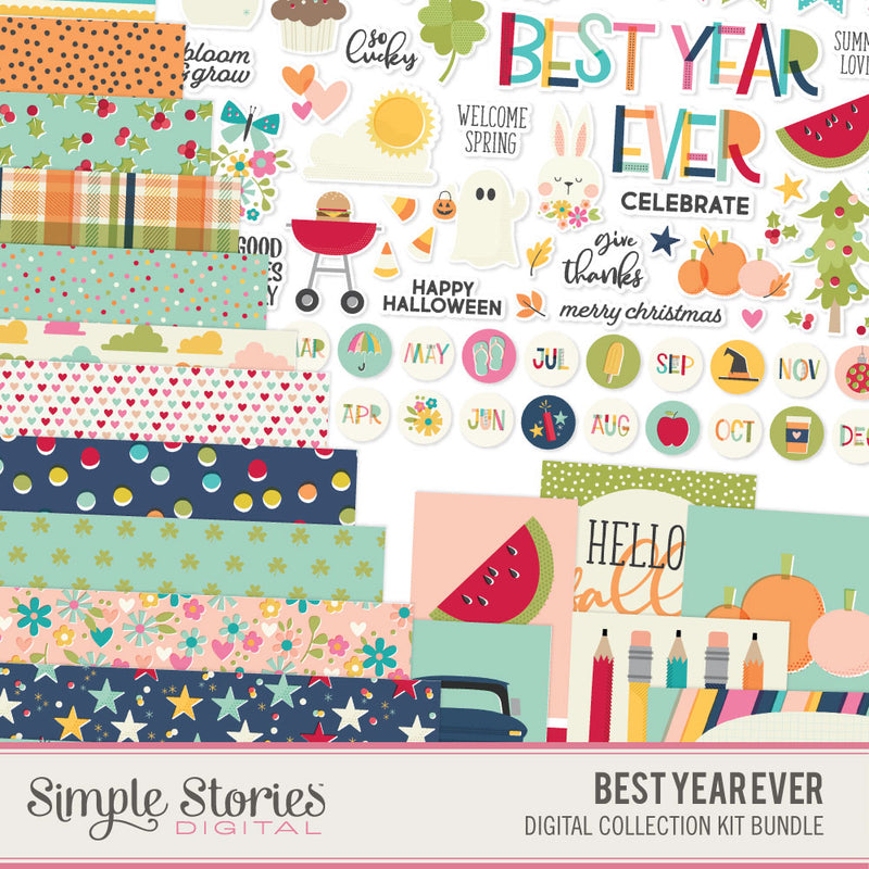 Best Year Ever Digital Collection Kit Bundle