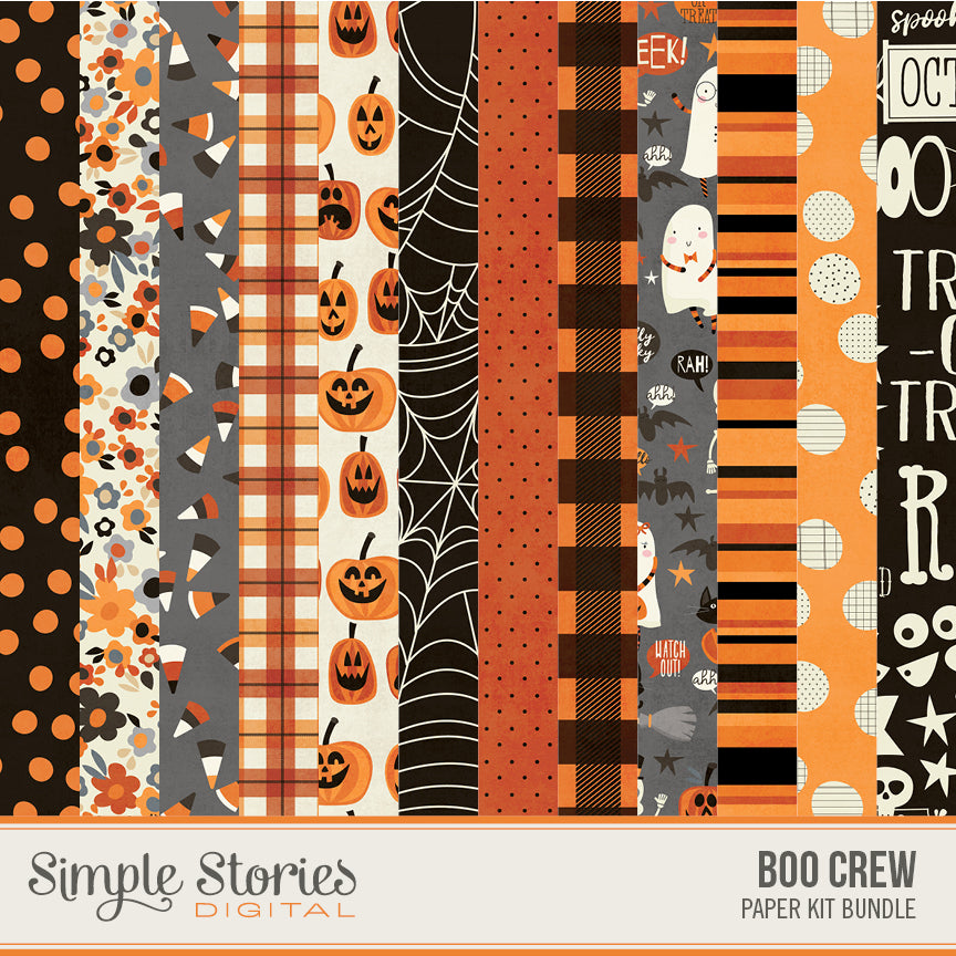 Boo Crew Digital Paper Kit