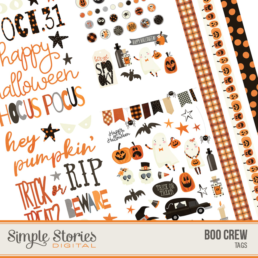 Boo Crew Digital Embellishment Bundle