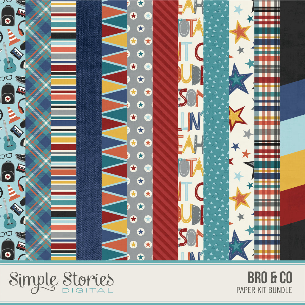 Bro & Co Digital Paper Kit