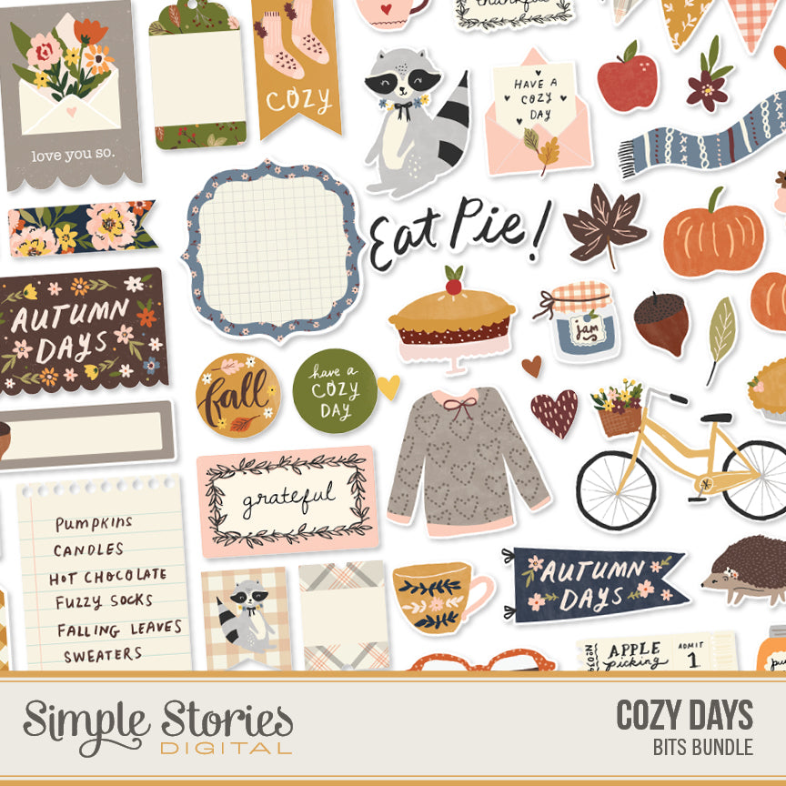 Cozy Days Digital Bits Bundle