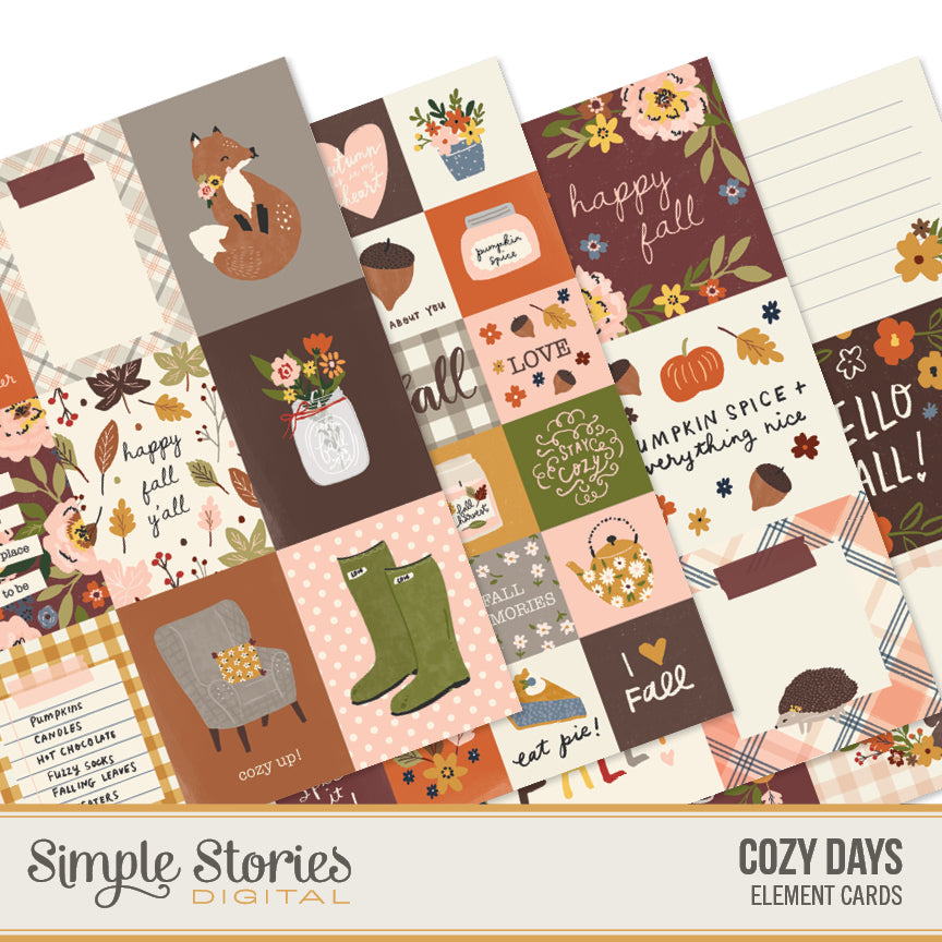 Cozy Days Digital Elements