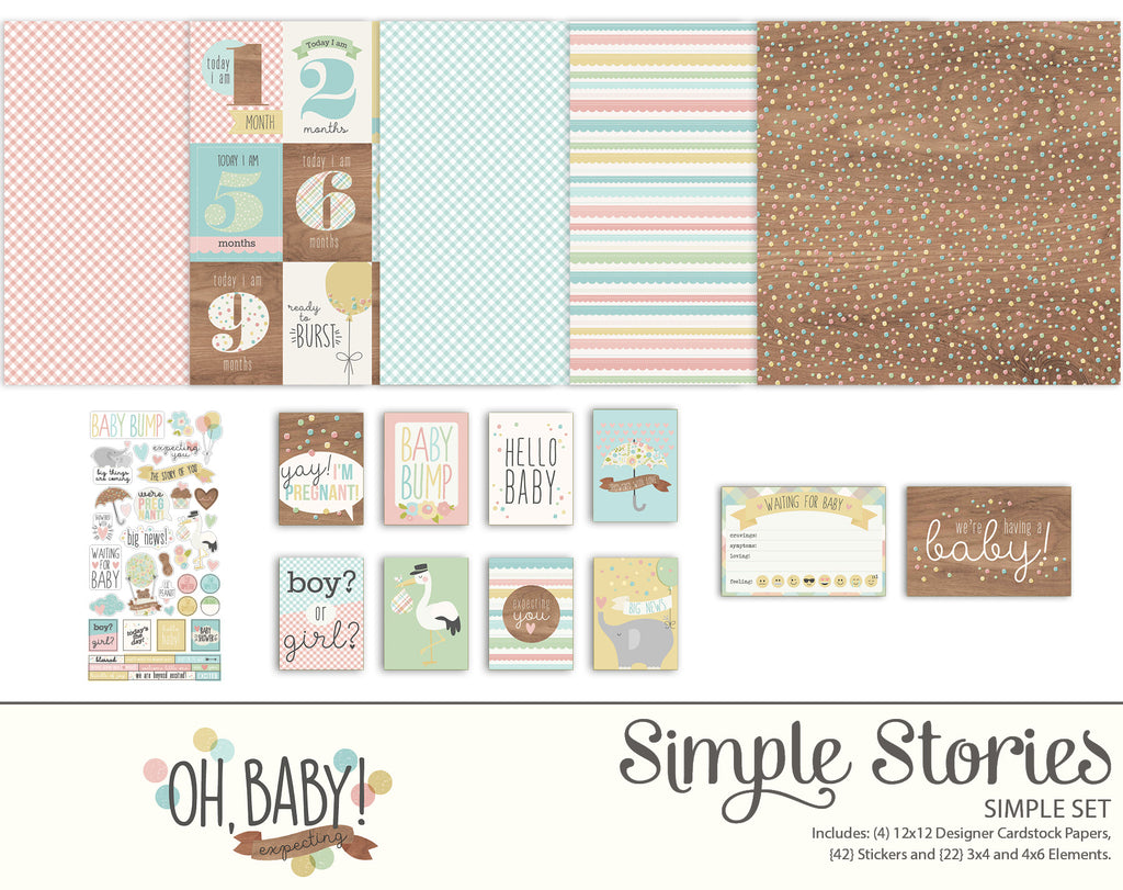 Oh, Baby Expecting Digital Simple Set