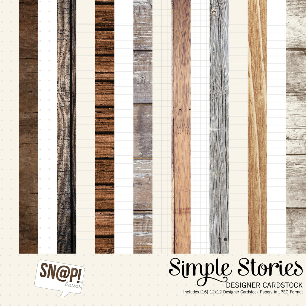 SNAP Basics Digital Designer Cardstock