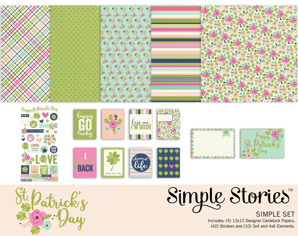 St. Patricks Day Digital Simple Set