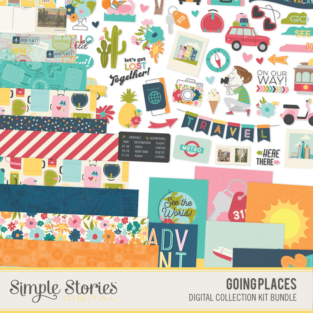 Going Places Digital Collection Kit Bundle