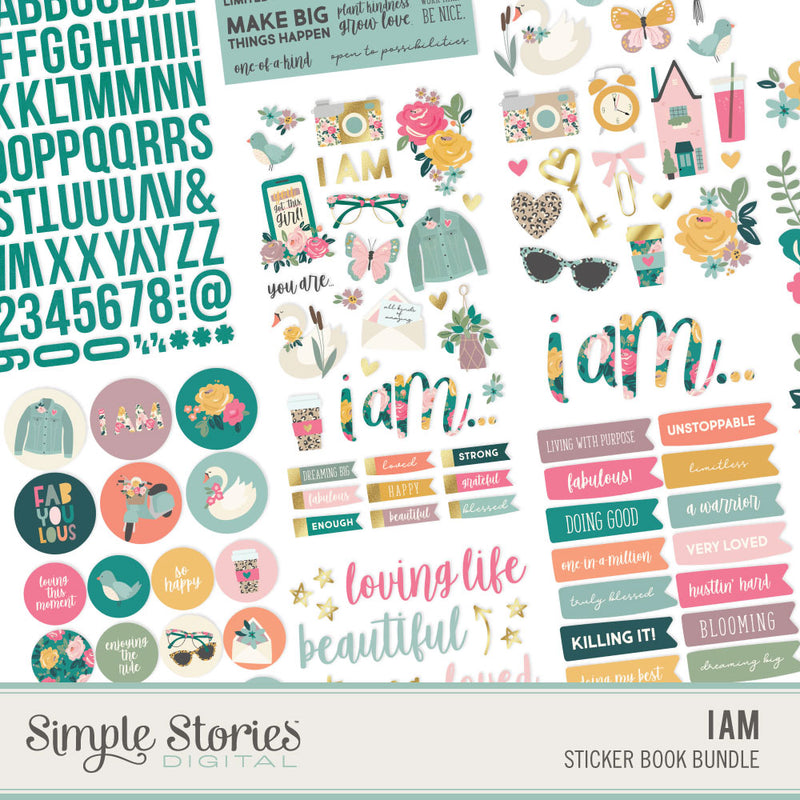 I Am Digital Sticker Tablet Bundle