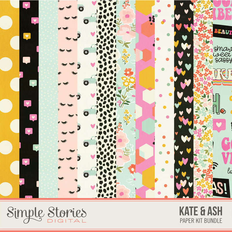 Kate & Ash Digital Paper Kit