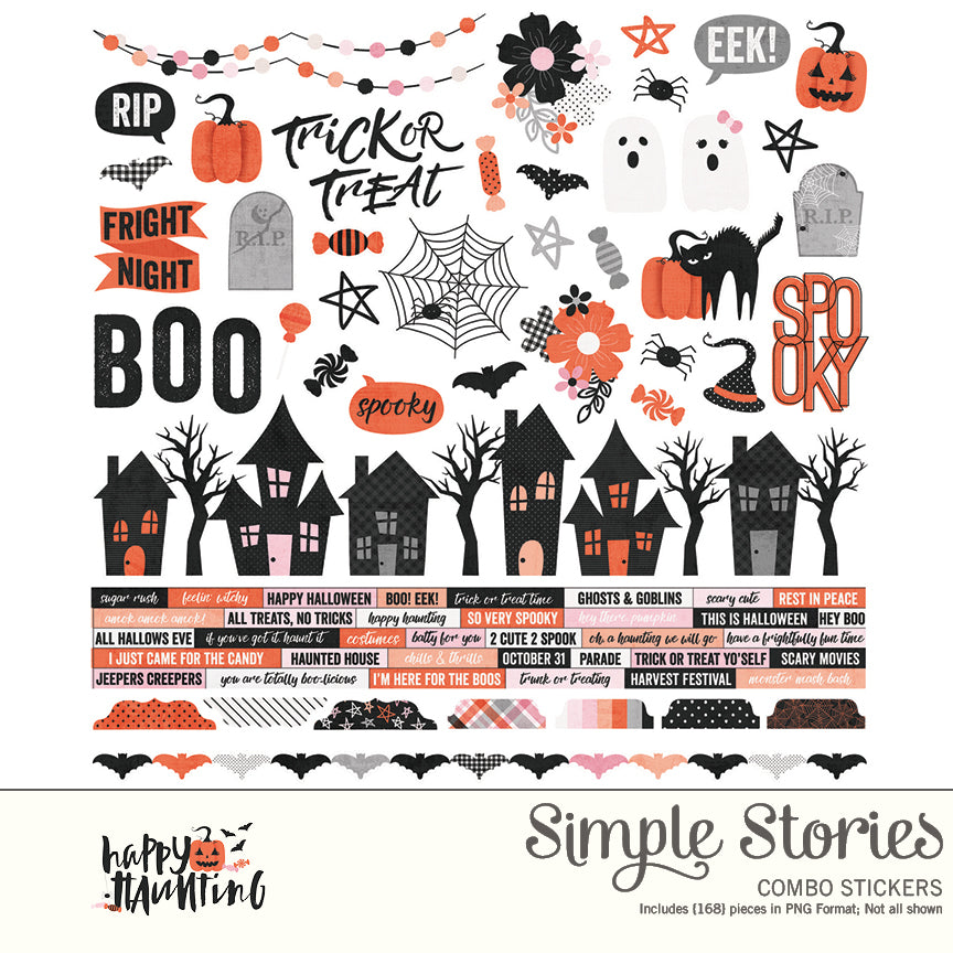 Happy Haunting Digital Stickers