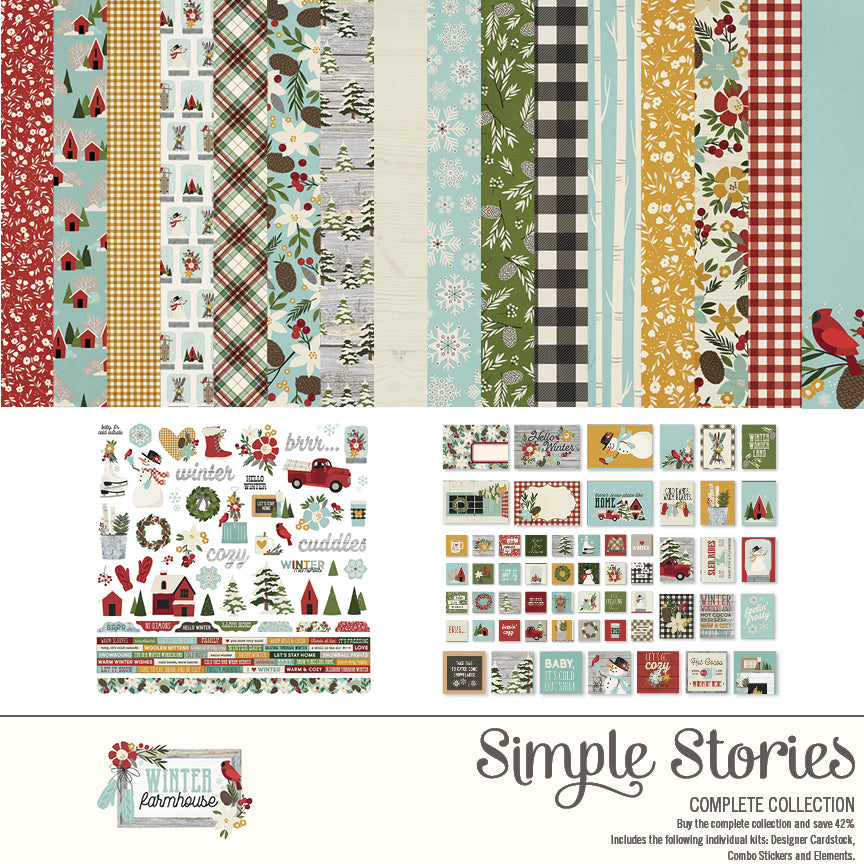 Winter Farmhouse Digital Collection Kit