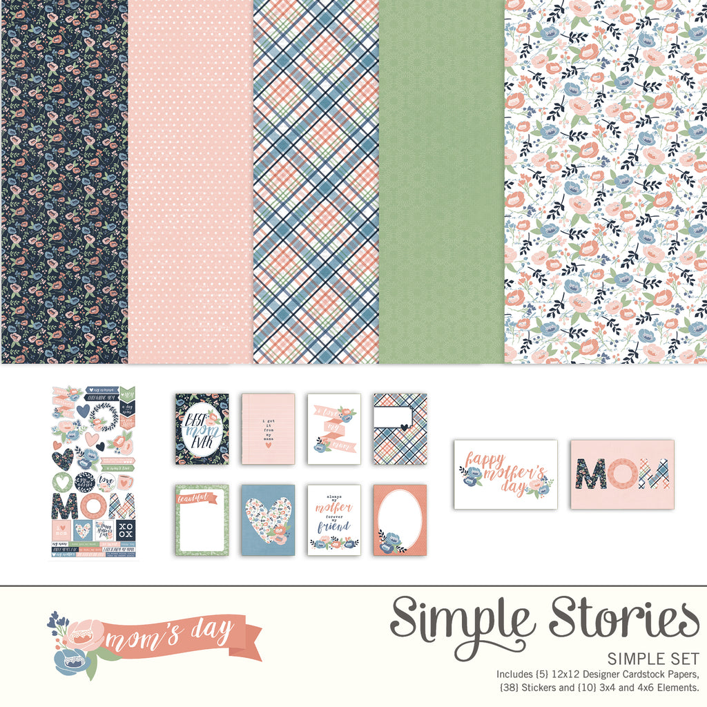 Mom's Day Digital Simple Set