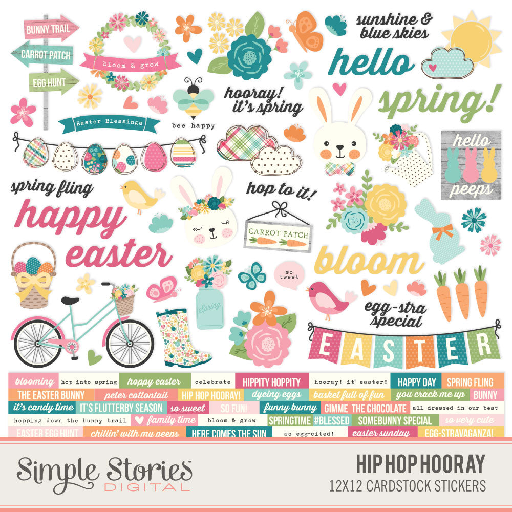 Hip Hop Hooray Digital Stickers