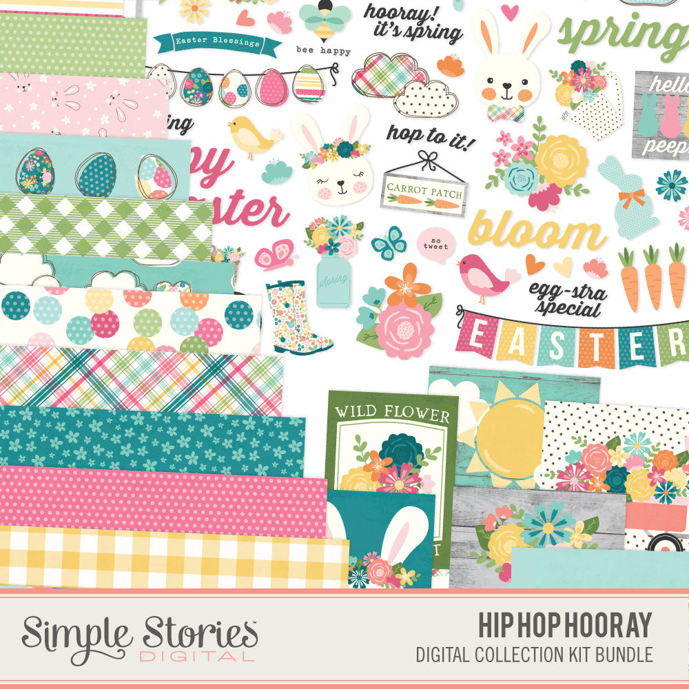 Hip Hop Hooray Digital Collection Kit Bundle